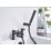 Bristan Elevar Black 129mm Deck Mounted Dual Control Manual Shower Mixer Tap