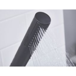 Bristan Elevar Black 129mm Deck Mounted Dual Control Manual Shower Mixer Tap