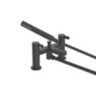 Bristan Elevar Black 129mm Deck Mounted Dual Control Manual Shower Mixer Tap