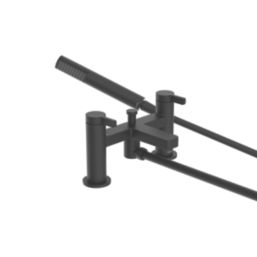 Bristan Elevar Black 129mm Deck Mounted Dual Control Manual Shower Mixer Tap