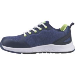 Dunlop T-Max Size 10  Navy / Lima    Safety Trainers