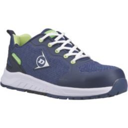 Dunlop T-Max Size 10  Navy / Lima    Safety Trainers