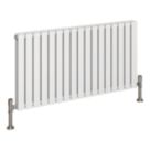 Reina Harley Double 600mm x 1190mm 4363BTU White Horizontal Designer Radiator
