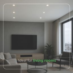 4lite Yuto Fixed  Fire Rated LED Downlight  White 5W 630lm