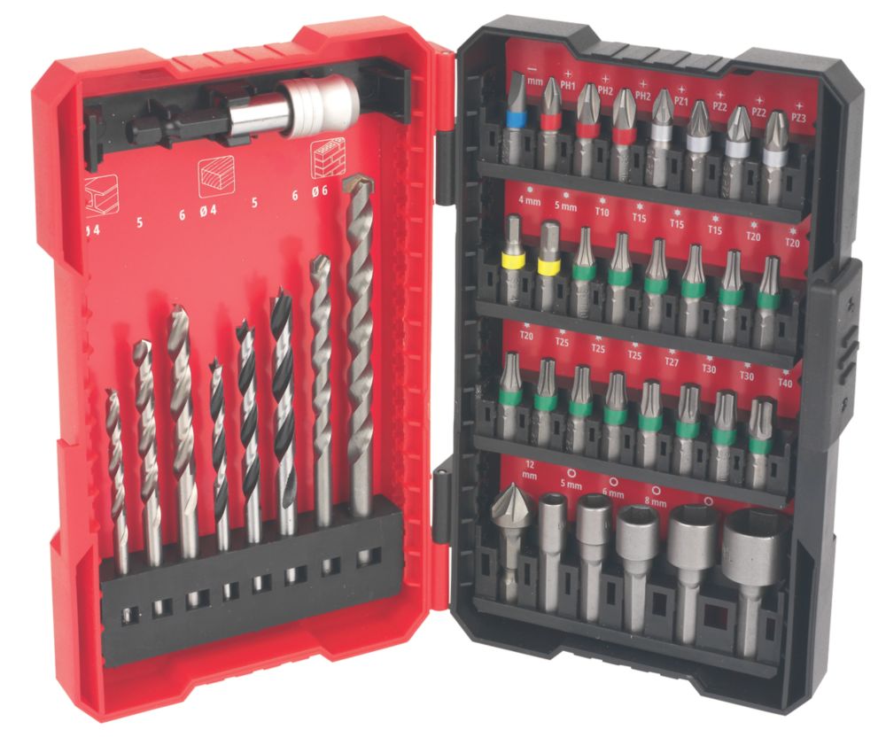 Einhell MultiMaterial Drill & Screwdriver Bit Set 39 Pieces Screwfix