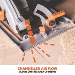 Evolution R165CCSL 1200W 165mm  Electric Multi-Material Circular Saw 110V