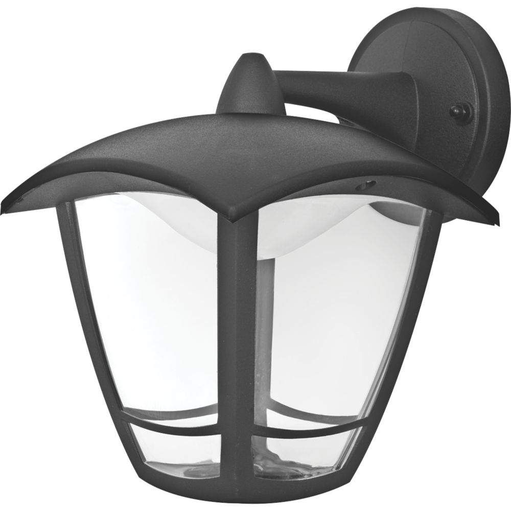 Luceco  Outdoor LED Top Arm Coach Lantern Black 8W 640lm