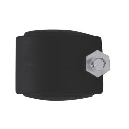 Essentials Twin Wheel Swivel Castors 41mm Black 4 Pack