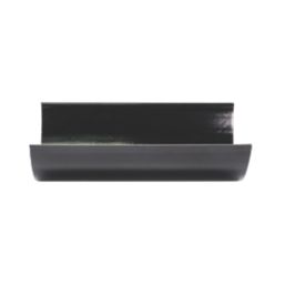 FloPlast Hi-Cap uPVC Half Round Gutter Black 115mm x 3m