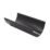 FloPlast Hi-Cap uPVC Half Round Gutter Black 115mm x 3m