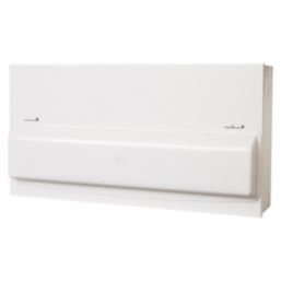 MK Sentry  21-Module 12-Way Populated  Dual RCD Consumer Unit with SPD
