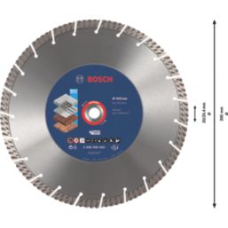 Bosch Expert Masonry Diamond Cutting Disc 300mm x 20/25.4mm