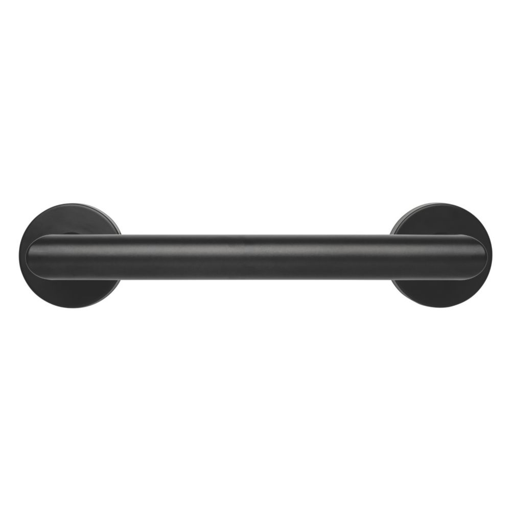 Croydex Straight Household Grab Bar Black 300mm - Screwfix