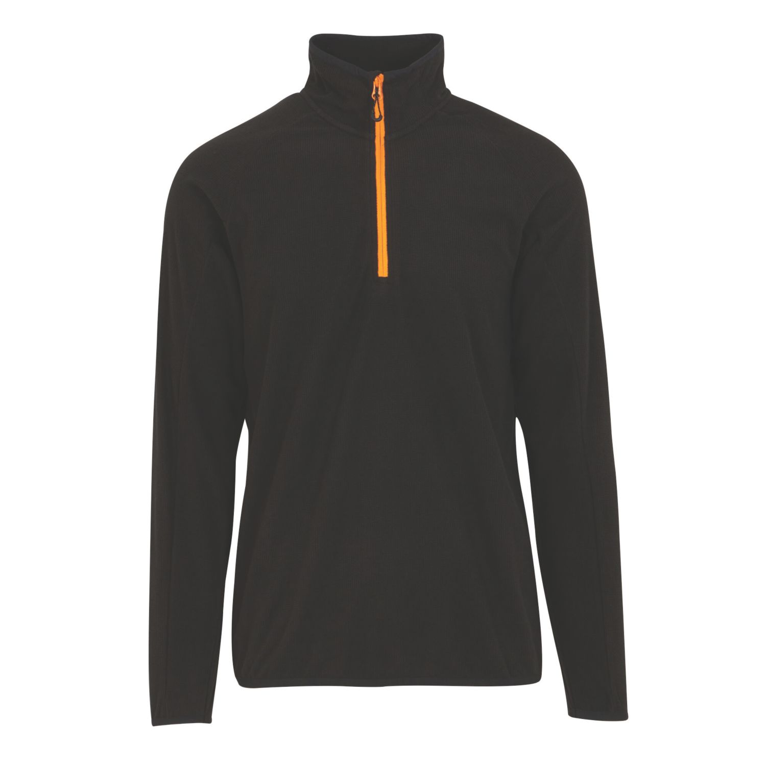 Regatta Navigate Half Zip Fleece Black/Orange Pop X Large 43.5" Chest (504TU)