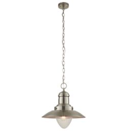 Quay Design Brim Ceiling Pendant Satin Nickel