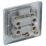 British General MC574 45A 1-Gang DP Metal Clad Cooker Switch with LED