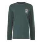 Hard Yakka Heritage Icon Long Sleeve Tee Shirt Bottle Green X Large 43" Chest