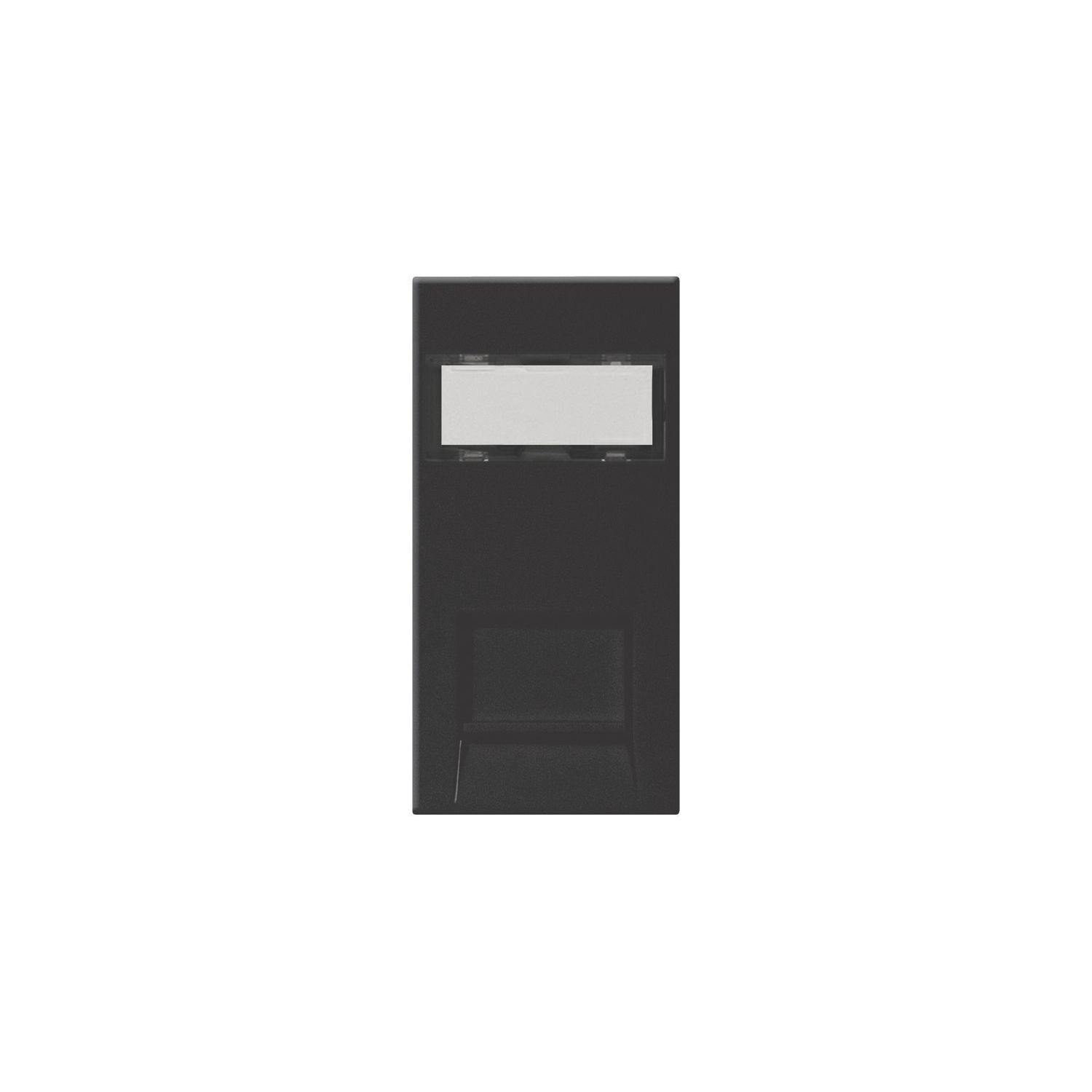 LAP Modular Cat 6 RJ45 Ethernet Socket Black (50525)