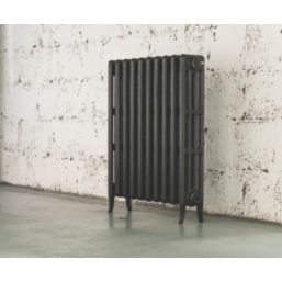 Arroll 760mm x 634mm 3101BTU Pewter Cast Iron 4 Column Radiator