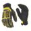 Stanley Extreme Performance Gloves Black / Yellow Medium