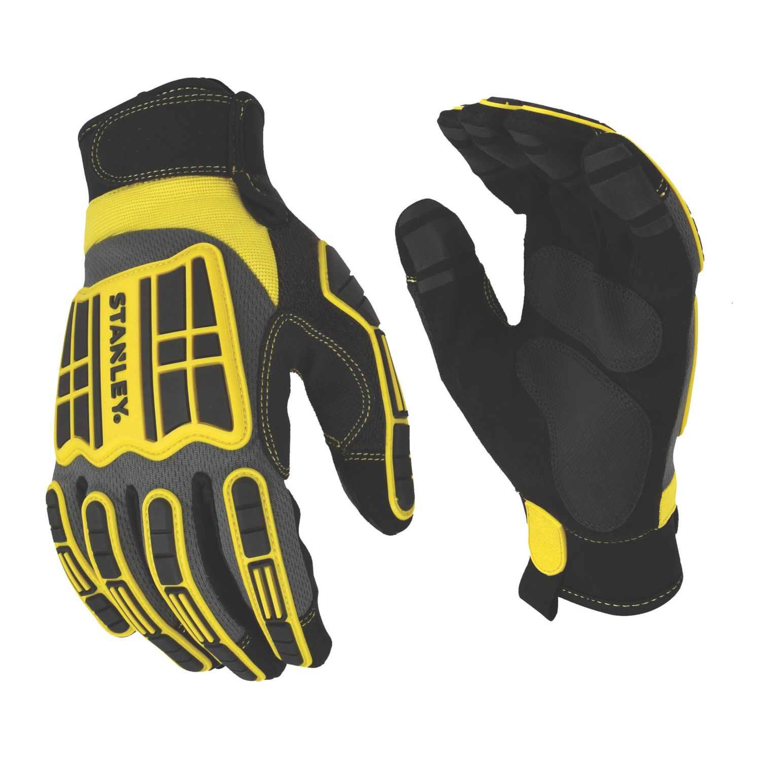 Stanley Extreme Performance Gloves Black / Yellow Medium (505AY)