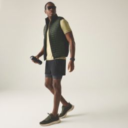 Regatta Andreson Hybrid Barmer Bodywarmer Dark Khaki / Black 2X Large 52.7" Chest