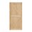 Knotty Unfinished Pine  Wooden Horizontal Pattern Internal Sliding Barn Door 2134mm x 970mm