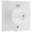British General  50A 1-Way Ceiling Switch White On/Off Indicator