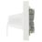 British General  50A 1-Way Ceiling Switch White On/Off Indicator
