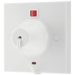 British General  50A 1-Way Ceiling Switch White On/Off Indicator