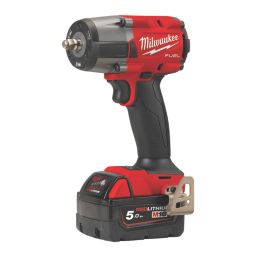 Milwaukee M18 FMTIW2F38-502X 18V 2 x 5.0Ah Li-Ion RedLithium Brushless Cordless Impact Wrench