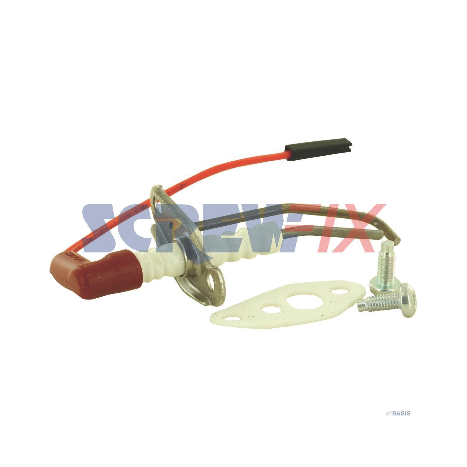 Vaillant 0010043328 GLOW-WORM ELECTRODE & SCREW & GASKET (505GW)