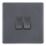 LAP  20A 16AX 2-Gang 2-Way Light Switch  Slate Grey