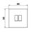 LAP  20A 16AX 2-Gang 2-Way Light Switch  Slate Grey
