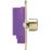 Knightsbridge  3-Gang 2-Way LED Intelligent Dimmer Switch  Brushed Brass