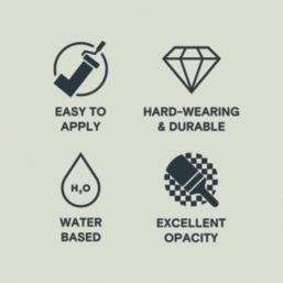 LickPro Max+ 1Ltr Grey RAL 9002 Matt Emulsion  Paint