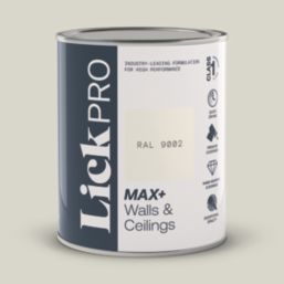 LickPro Max+ 1Ltr Grey RAL 9002 Matt Emulsion  Paint