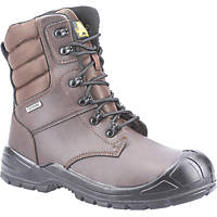 Amblers 240   Safety Boots Brown Size 10.5