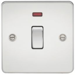Knightsbridge  20A 1-Gang DP Control Switch Polished Chrome with LED