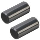 Deta TTE Conduit Couplers 20mm Black 2 Pack