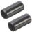 Deta TTE Conduit Couplers 20mm Black 2 Pack