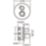 Ideal Standard Concept Easybox Slim Concealed Single Outlet Thermostatic Chrome Mixer Shower Valve