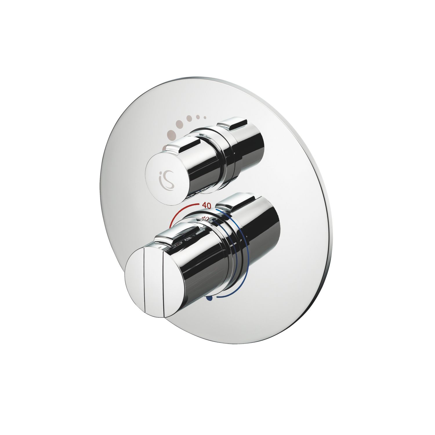 Ideal Standard Concept Easybox Slim Concealed Single Outlet Thermostatic Chrome Mixer Shower Valve (5064H)
