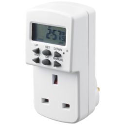 Masterplug TES7 Digital Plug-In & Plug-Through Programmable Timer