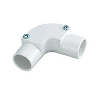 Tower White Inspection Elbow 20mm