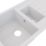 Swirl Erzen 1.5 Bowl  White Composite Sink 1000mm x 500mm