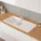 Swirl Erzen 1.5 Bowl  White Composite Sink 1000mm x 500mm