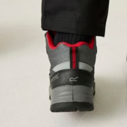 Regatta Limestone Size 9  Granite / Red Waterproof Steel Toe Cap Safety Boots