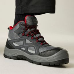 Regatta Limestone Size 9  Granite / Red Waterproof Steel Toe Cap Safety Boots