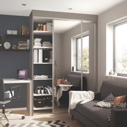 Spacepro Wardrobe End Panel Stone Grey 2800mm x 620mm